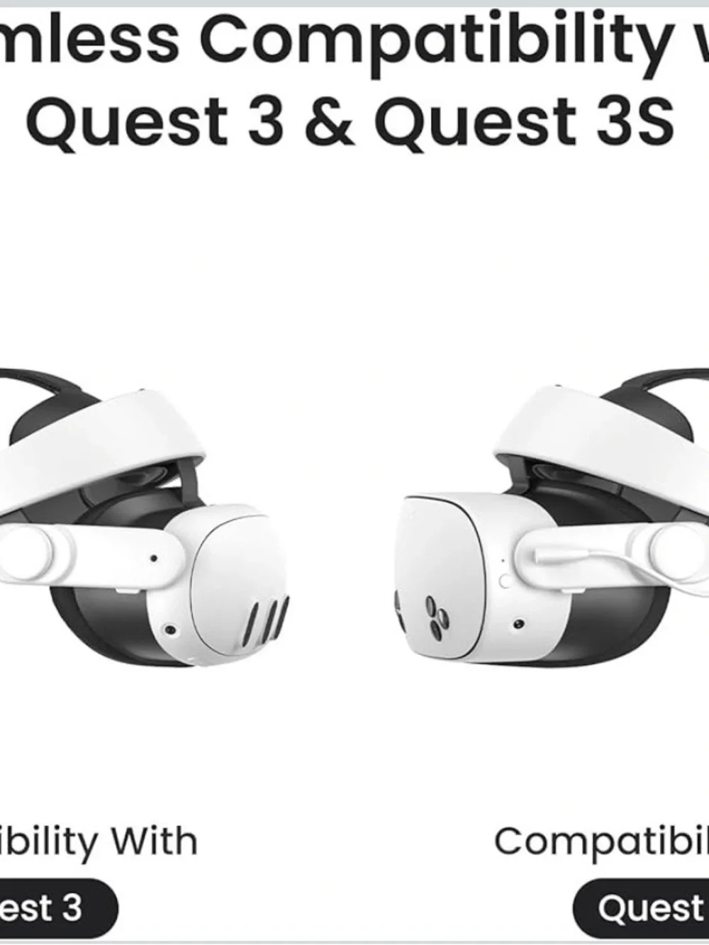 KIWI design H4 Boost Comfort Battery Head Strap Accessories for Meta OculusQuest